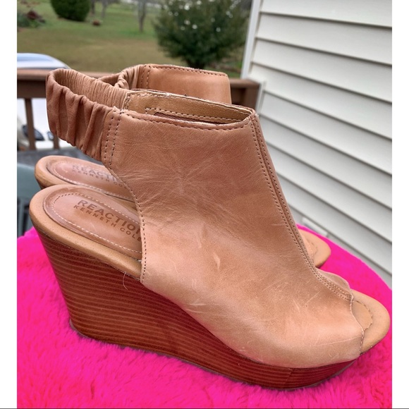 Kenneth Cole Reaction Shoes - Kenneth Cole Leather Wedges